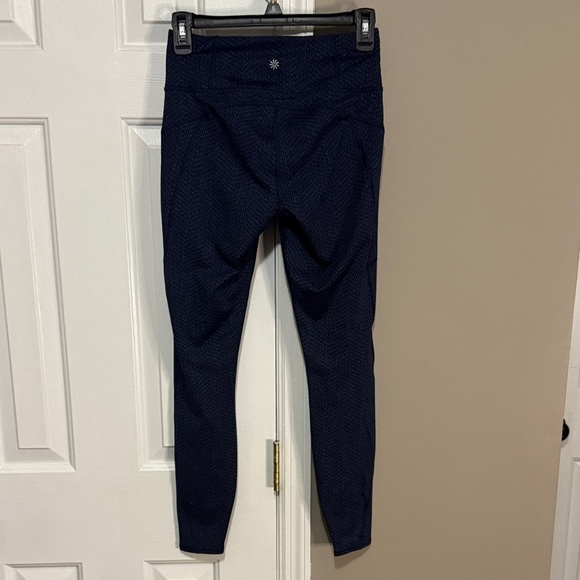 Athleta Navy Blue Leggings - Picture 2 of 9